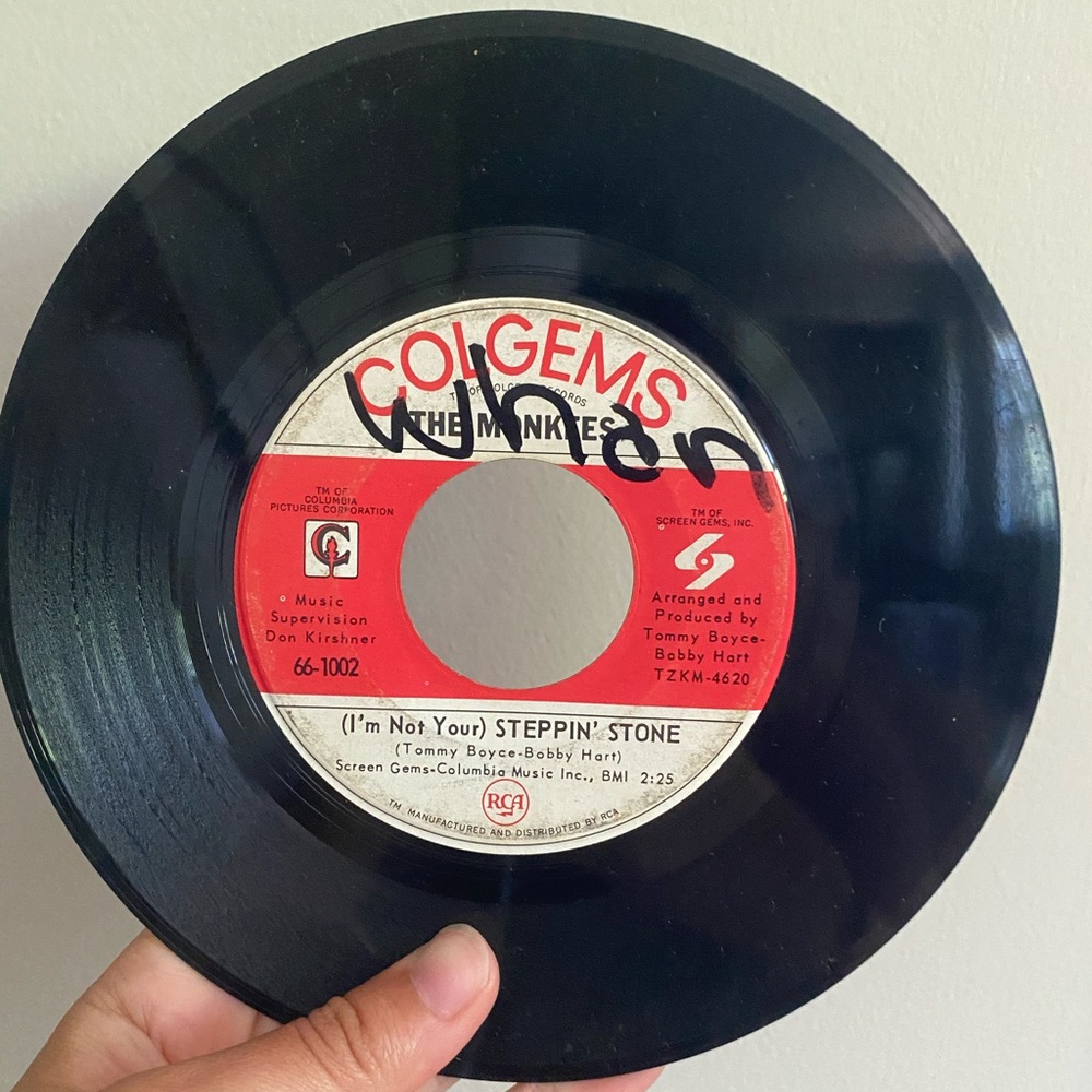 VINTAGE MONKEES 45 RPM VINYL